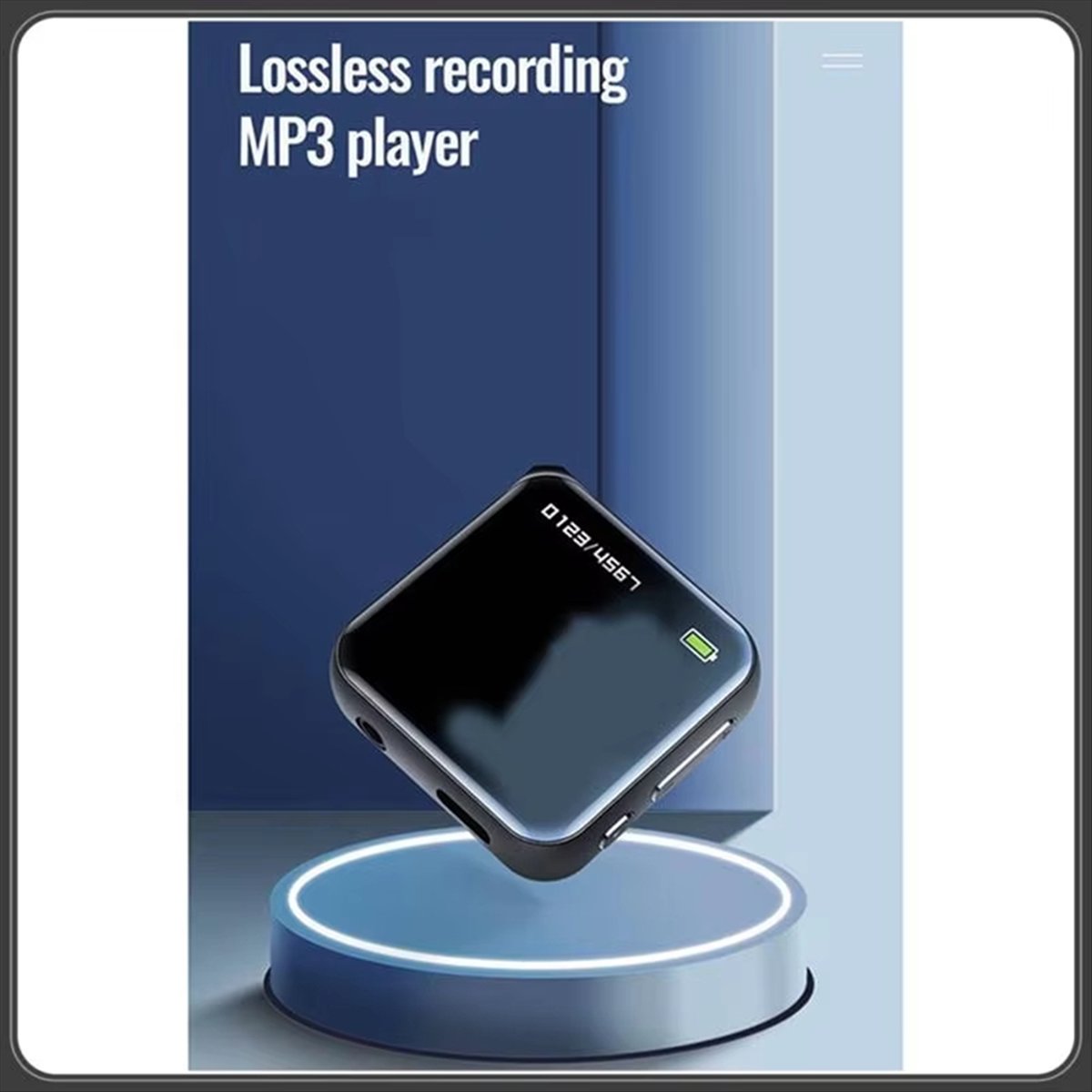 Music Audiobook - Nouveau lecteur MP3 avec écran, enregistreur
