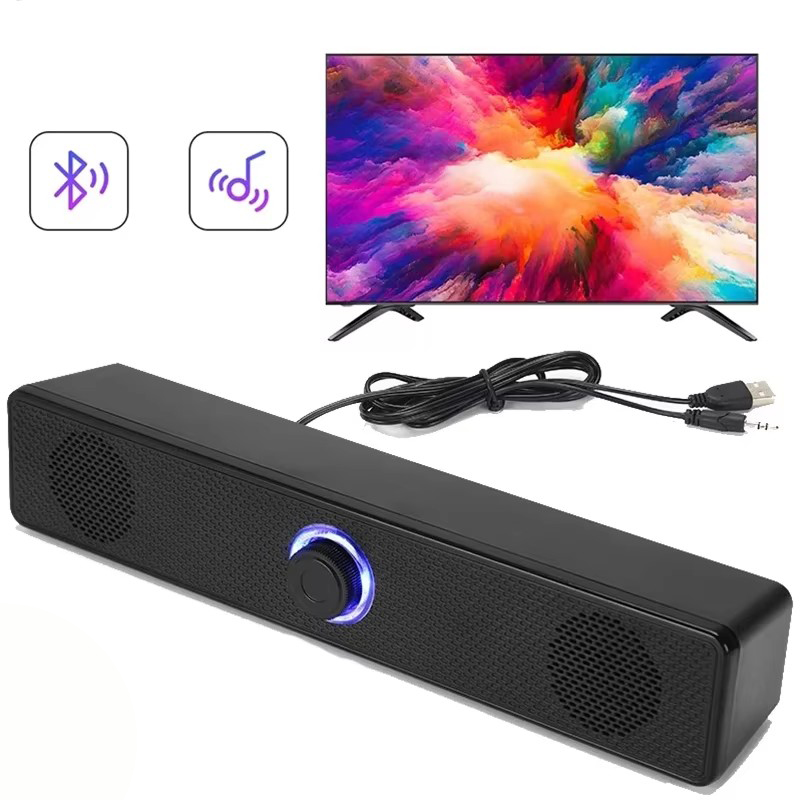 Audio Music Box - Barre de son portable filaire et