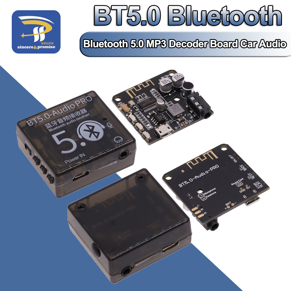 Music Audio Pro - Boîtier de carte décodeur MP3 Bluetooth
