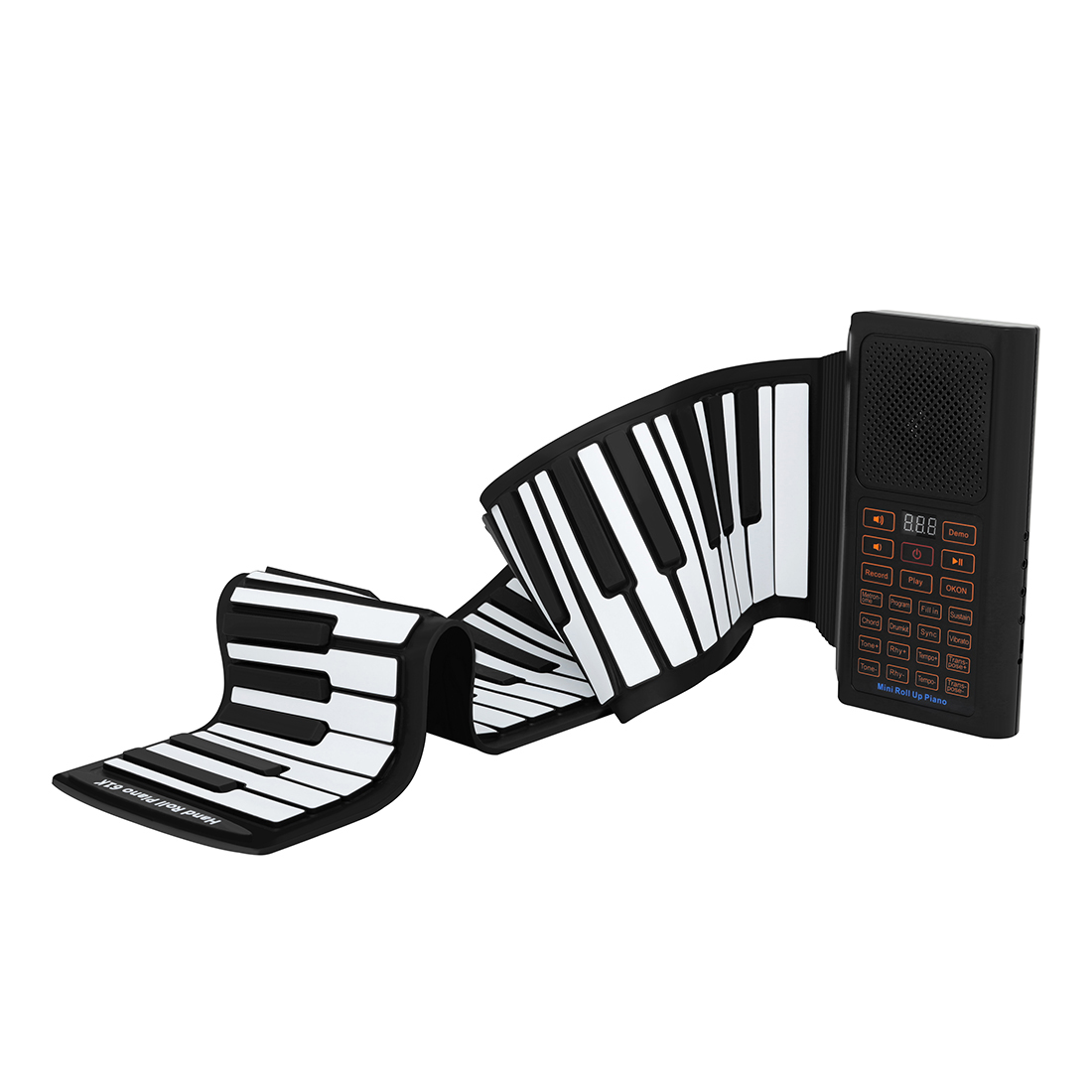 Keyboard Piano 61 Key - Clavier portable pliable en silicone, piano