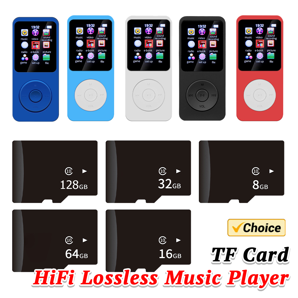 Audio Music Play - Lecteur MP3 avec écran de 1,8