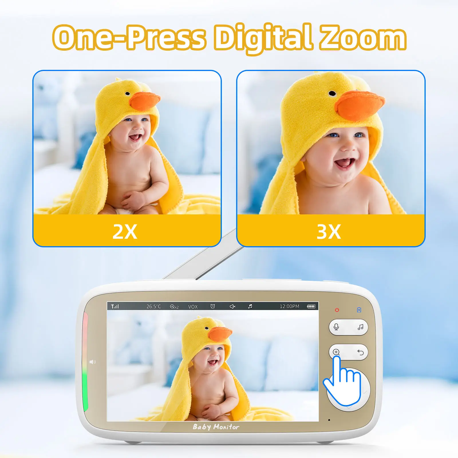 VB803 PRO Baby Monitor, avec 2 - Music Audio Pro avis et prix