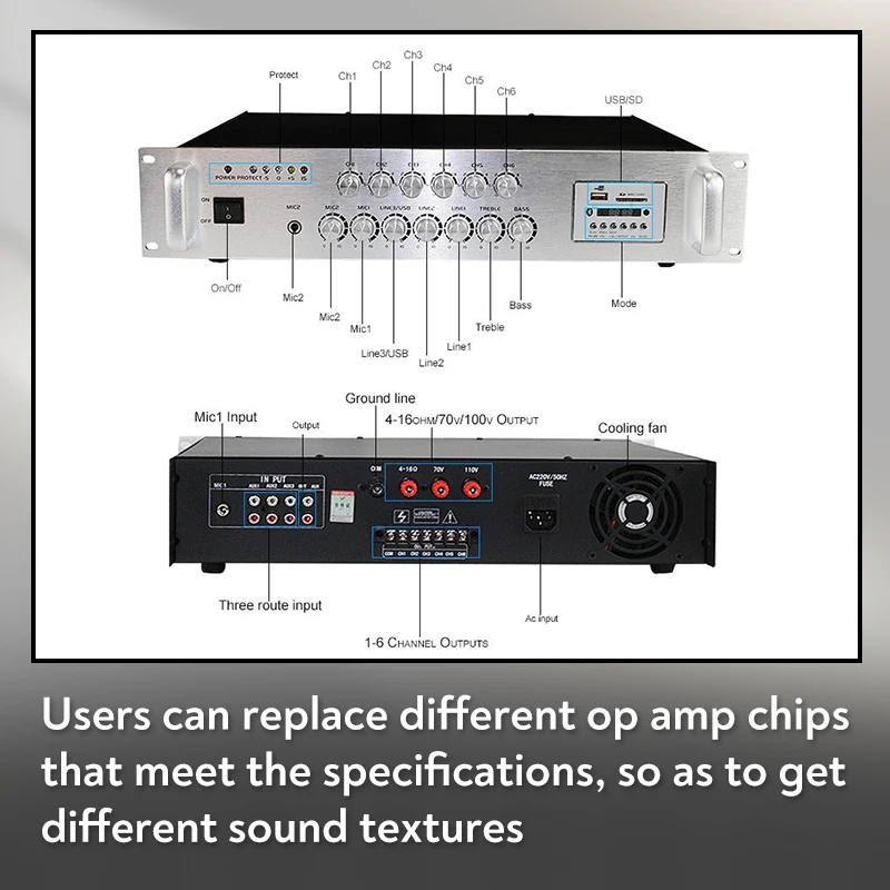Amplificateur de puissance pro - Audio Music Hall avis et prix