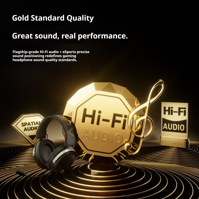 Casque de jeu sans fil ATK N9  - Music Audio Pro avis et prix