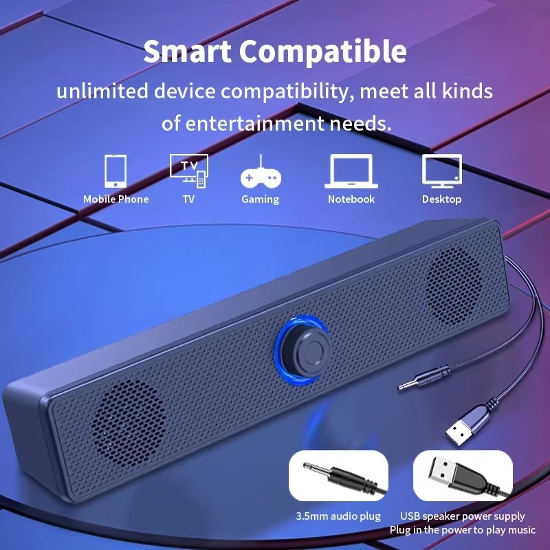 Barre de son portable filaire  - Audio Music Box avis et prix