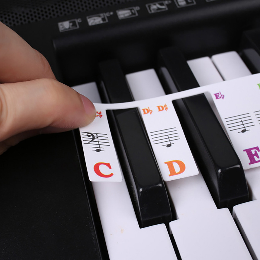 Autocollants pour clavier de p - Keyboard Piano 61 Key avis et prix