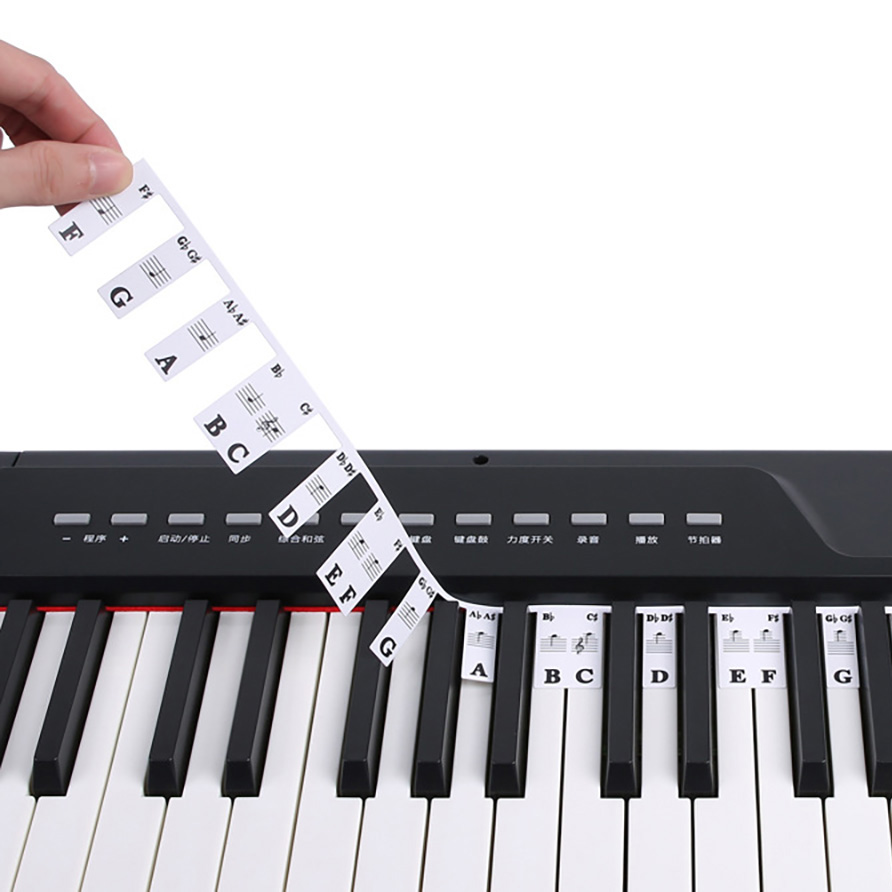 Autocollants pour clavier de p - Keyboard Piano 61 Key avis et prix