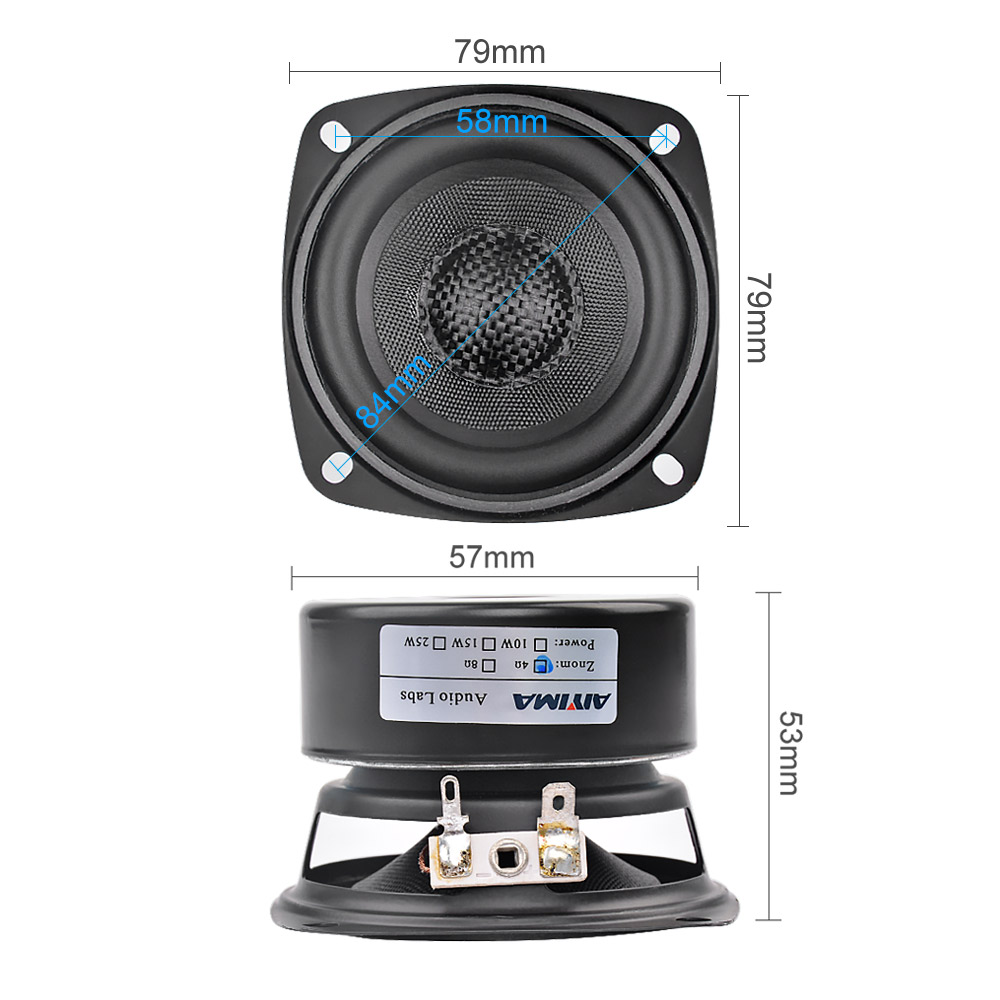 AIYIMA 2 pièces 3 pouces Audio - Audio Music Generator avis et prix