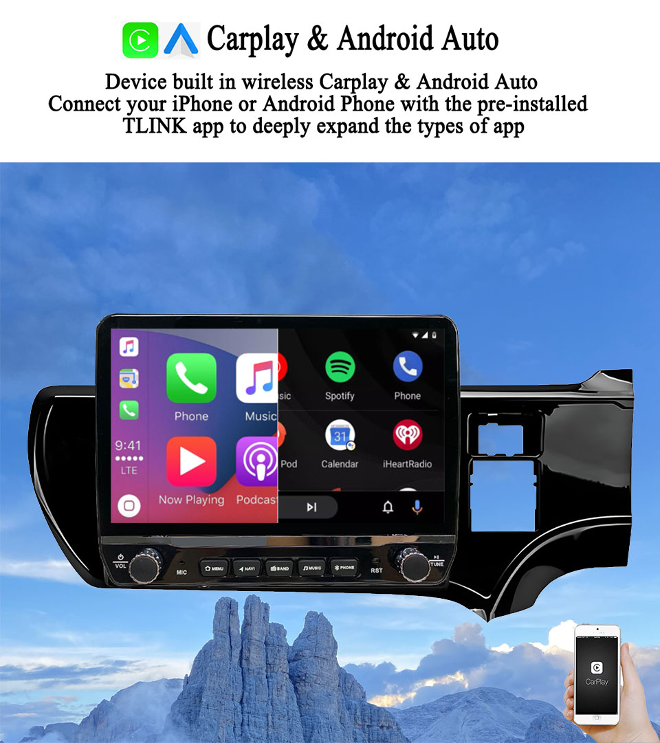 Android 14 8G Ram voiture Auto - Audio Music Hindi avis et prix