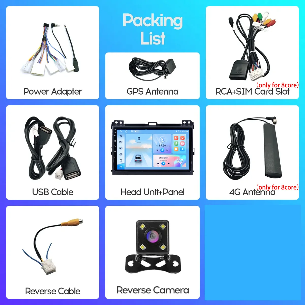 8 cœurs Android 14 8G + 128G p - Audio Music Hindi avis et prix