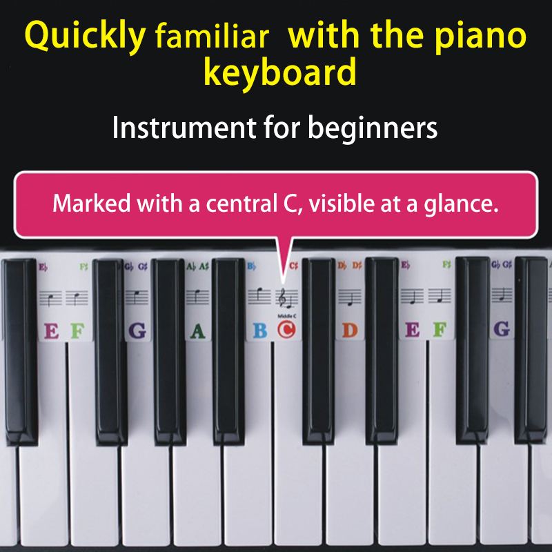 Guide de notes de piano pour d - Keyboard Piano 61 Key avis et prix