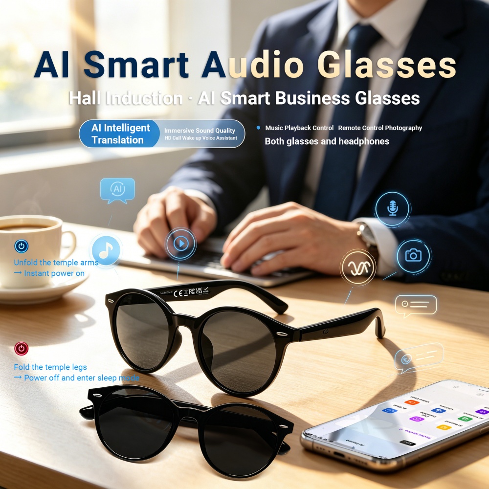 Lunettes audio intelligentes G - Audio Music Hall avis et prix