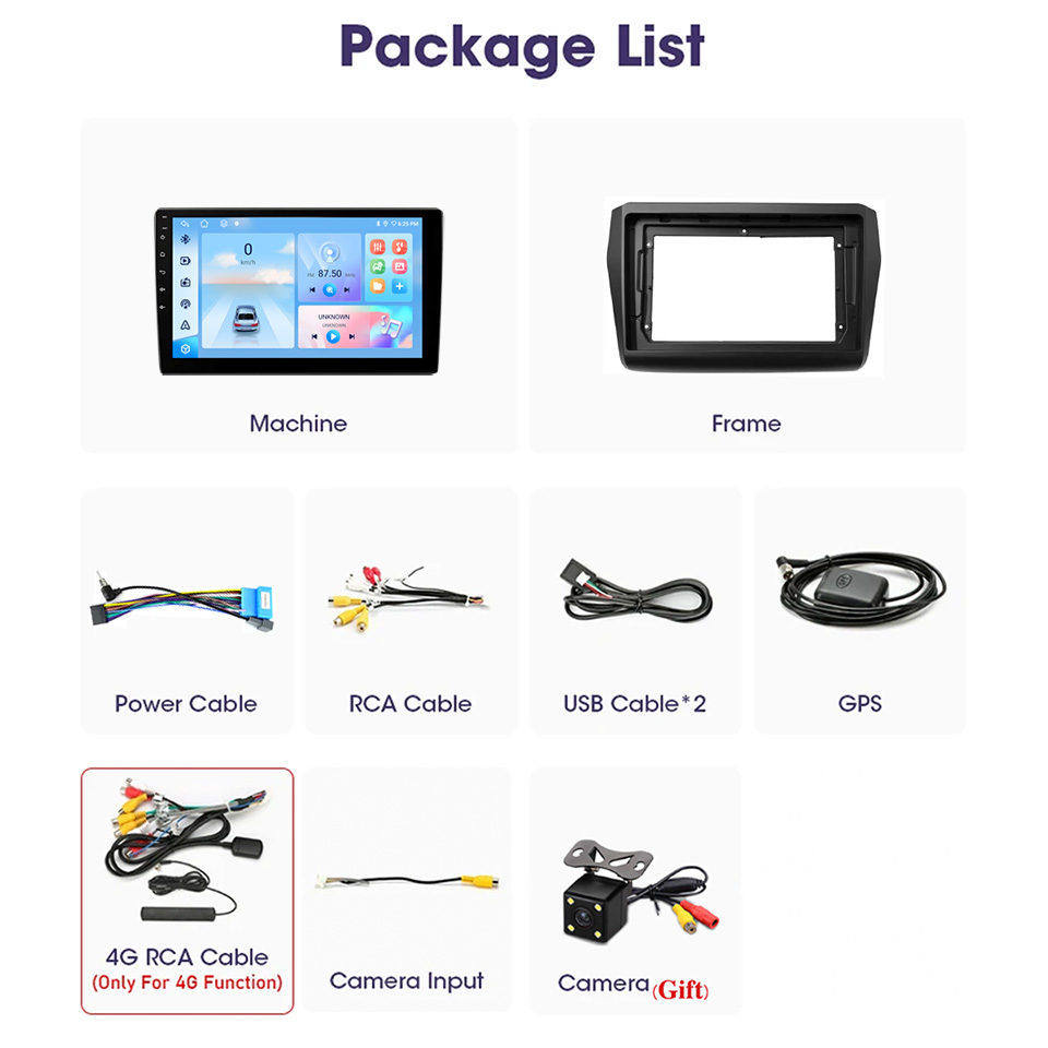 Android 14 8G + 128G autoradio - Audio Music Hindi avis et prix